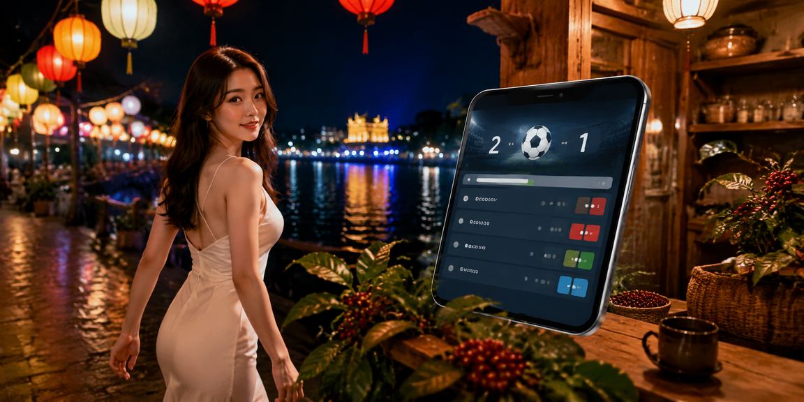 Người chơi Huế thưởng thức cà phê khi cá cược casino trực tuyến